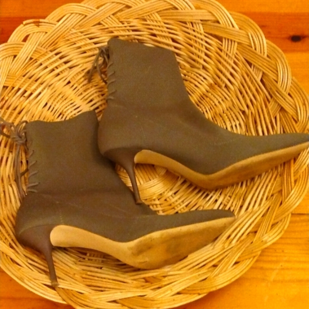 Zara Basic Collection, Lace Up Booties - image 4